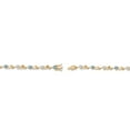 thumbnail image 4 of Gem Stone King 18K Yellow Gold Plated Silver Heart Shape Mercury Mist Mystic Topaz White Moissanite and Round White Lab Grown Diamond Greek Vine Flower Tennis Bracelet for Women (4.94 Cttw, 7.5 inch), 4 of 4