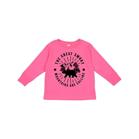 Inktastic The Great Smoky Mountains Are Calling Boys or Girls Long Sleeve Toddler T-Shirt