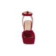 thumbnail image 3 of Sandalia Color Rojo Tacon 11.5 Con Detalle Al Frente Mundo Terra 025268, 3 of 3
