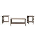 thumbnail image 6 of Walker Edison 3-Piece Rustic Wood & Metal Coffee Table Set - Grey Wash, 6 of 12