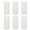 White, variant on REACHISE Plastic Candle Covers for Chandeliers - 6 White Sleeves