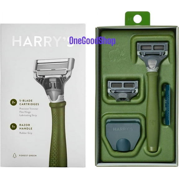 Harry's Truman Razor   2 Blade - Forest Green Set