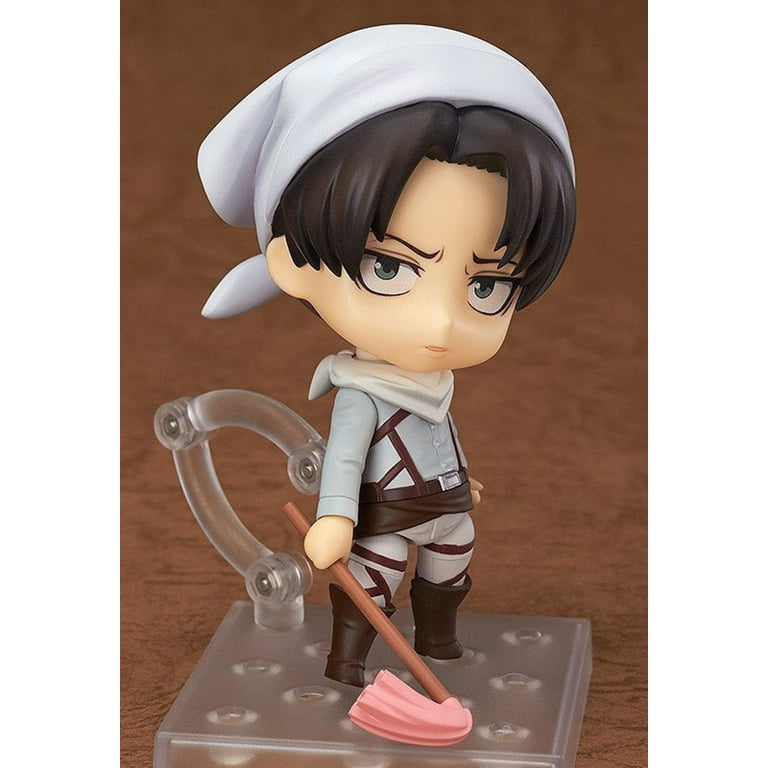 Q Version Attack on Titan Levi Cleaning Nendoroid Action Figure