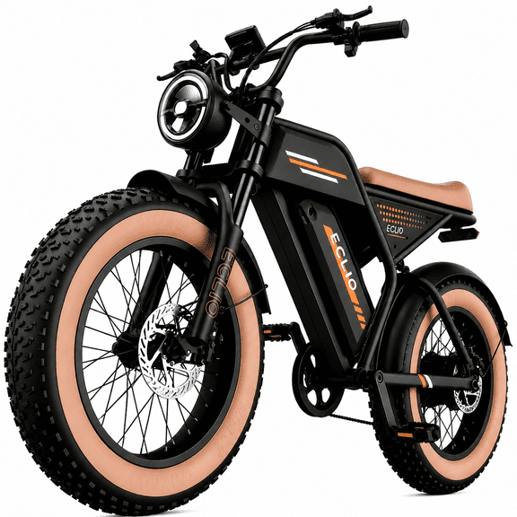Electric Bike for Adults,20MPH, 48V 13Ah Battery 40-65Miles Ebike Moped Style, 20*4.0'' Fat Tire Electric Dirt Bike, Off Road Electric Bicycle with Full Suspension and 7-Speed