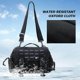 thumbnail image 4 of Fishing Tackle Bag Outdoor Fishing Tackle Storage Bag Waist Bag Cross Body Fishing Pack for Hunting Hiking Camping, 4 of 5