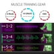 6 Mode 10 Intensité 8 Coussinets Muscle Training Engrenage Tonifiant Ajustement ABS Stimulateur Mince – image 4 sur 11