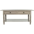 thumbnail image 3 of SAFAVIEH Boris Solid Contemporary 2 Drawer Coffee Table, Vintage Grey, 3 of 5