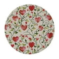 thumbnail image 2 of PIKWEEK  Round Tablecloth Roses and Pink Hearts Brunches Round Fitted Tablecloth with Elastic Edge, Waterproof Oil Proof Table Cloth Wipe Clean Table Cover for Indoor and Outdoor, 2 of 7
