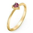 thumbnail image 3 of Heart Birthstone Ring - Ruby (July), 3 of 6
