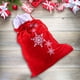 thumbnail image 4 of Bolsa De Regalo De Papá Noel Bolsas de regalo de Navidad de gran tamaño con cordón para decoraciones de fiestas navideñas, 4 of 6