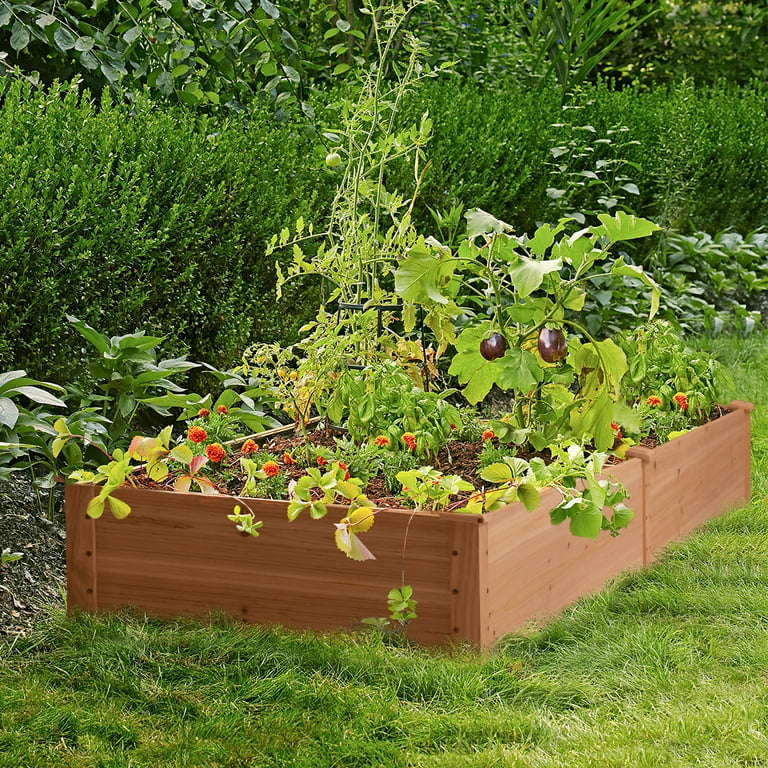Outdoor Living Today Wood Outdoor Planter Box & Reviews