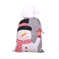 thumbnail image 1 of Yuarrent Bolsas de regalo de Navidad, bolsa de almacenamiento para festivales resistente al desgarro con cordón de Papá Noel, bolsa de embalaje para Kits de decoración para fiestas Muñeco de nieve Yuarrent HA069851-02, 1 of 6