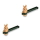thumbnail image 1 of sweethay Bolsa de almacenamiento de alimentos de animales de dibujos animados Clip de sellado Plástico PP Adorable Sellador a prueba de humedad Verde Beige 2piezas sweethay CBP193815, 1 of 1