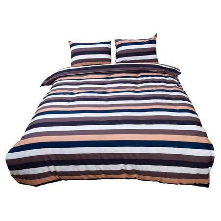 Piccocasa 100 Cotton Duvet Covers 3 Piece Sets Pillowcases