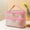 Pink, variant on WZXPWT Cosmetic Bag, Travel Makeup Organizer, Double-Layer Toiletry Case, Portable Beauty Storage Pouch