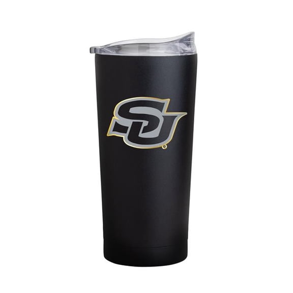 Logo Brands 254-S20PT-BLK-71 20 oz Southern University Foil Powder Coat Tumbler