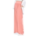 thumbnail image 2 of Purcolt Women's Maternity Wide Leg Yoga Pants Stretchy High Waist Loose Fit Over The Belly Pants Summer Casual Soft Work Office Pregnancy Pants, 2 of 7