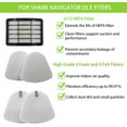 thumbnail image 4 of for Shark NV360 NV356E NV352 Navigator Lift-Away Deluxe Upright Vacuum Replacement Filter, NV350 NV351 NV355 NV357 NV370 NV391, 8 Foam +2 HEPA Filters, 4 of 7