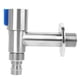 thumbnail image 5 of Grifo de agua montado en la pared Ticfox para lavadora baño lavandería Acero inoxidable G1/2, 5 of 10