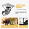 thumbnail image 2 of UPOUART 1 Set High Wind Chimney Cap with Simple Design for Fireplace Use, 2 of 8