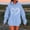 Light Blue, variant on Women's Solid Color Hooded Sweatshirt With Pockets Long Sleeve Fall Casual Top