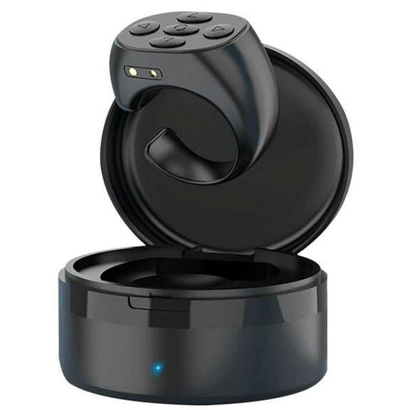 Fingertip Wireless Bluetooth Remote Control, Fingertip Remote Control,Remote Control App Page Turner for Phone Tablet,B