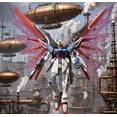 thumbnail image 5 of Gundam Assembly Model Assembly Manual Gundam Model Kit Large Class Robot Need to assemble by hand（The height is around 15-20 centimeters）New Destiny (Weapon+Bracket+Color Box Packaging), 5 of 5