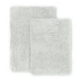 thumbnail image 1 of 2 Pcs Bathroom Rugs and Mats Sets, Extra-Soft Plush Bath mat Shower Bathroom Mat, Super Absorbent, White, 1 of 6