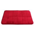 thumbnail image 2 of Super-Soft Microfibre Bath Mat Memory Foam Rug Bedroom Mats Absorbent Coral Velvet Shower Carpet With Anti-Slip Bottom Suitable For Toilet / Cloakroom / Laundry room / Balcony / Door Entrance Decor, 2 of 9