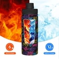 thumbnail image 5 of Lsque Graffiti Art Pattern Water Bottle,18oz Sports Insulated Kettle for Cycling Gym Basketball Outdoor, Suitable as a Present, 5 of 7
