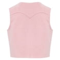 thumbnail image 2 of JanJean Kids Boys Western Cowboy Cowgirl Vest Halloween Holiday Carnival Party Dress Up Role Play Pink 4, 2 of 7