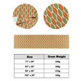 thumbnail image 6 of Xipuska Orange Green Geometric Bed Runners for Twin Size Bed, Decorative Bed Throws for Foot of Bed, Abstract Moire Modern Vintage Bed Runner Sofa Throw Bedding Scarf Protector Slipcover for Bedroom, 6 of 6