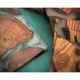 thumbnail image 5 of Conjunto de posavasos de madera, posavasos epoxi modernos, posavasos de madera de cedro, juego completo de 6, posavasos de madera de cedro natural epoxi, 5 of 5