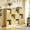 Oak, variant on Winkalon 12 Cube Storage Organizer, Cube Bookcase with Sliding Doors & Open Storage Shelves, Modern Farmhouse Cube Organizer, Bookshelf for Living Room, Bedroom, Black