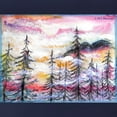 thumbnail image 3 of CafePress - Landscape, Colorful Art! Long Sleeve T Shirt - Womens Hooded Shirt, 3 of 3