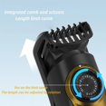 thumbnail image 3 of YSTIANN Men's Electric Shaver - Multi-Functional Body Hair Trimmer with Adjustable Length via Rotating Guide Combs - Electric Razor & Hair Clipper, Ideal Gift for Lover & Father WJ85-2855, 3 of 7