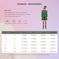 thumbnail image 3 of TiaoBug Womens 6Pcs Christmas Elf Santa Helper Costume Full Set Adult Xmas Holiday Party Cosplay Outfits Green-A XL, 3 of 8