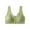 Green Everyday Bra for Women, variant on ATOYSOY Women's Everyday Bra Wireless Floral Graphic Breathable Push Up Underwear Front Closure Smoothing Comfort Bra Seamless Clearance Black L