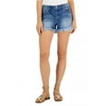 thumbnail image 5 of INC International Concepts Womens Frayed High Rise Shorts Tie Dye Medium Indigo 6, 5 of 10