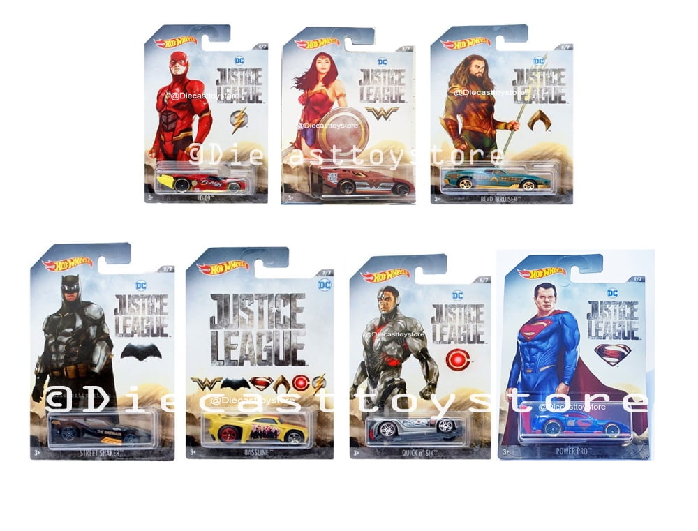 justice league hot wheels set