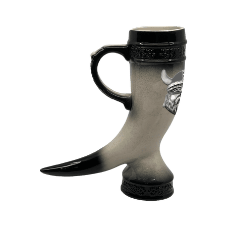 Oktoberfest Haus Horn Viking German Beer Stein | .6 Liter