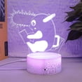 thumbnail image 1 of Luz nocturna LED 3D que cambia de color para niños con diseño de fútbol, 1 of 4