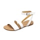 thumbnail image 2 of Sandalias de playa planas romanas con hebilla y punta abierta para mujer Wmkox8yii  nm3801, 2 of 6