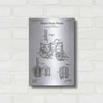thumbnail image 3 of Luxe Metal Art 'Distillery Apparatus Blueprint Patent White' Metal Wall Art, 12"x16", 3 of 7