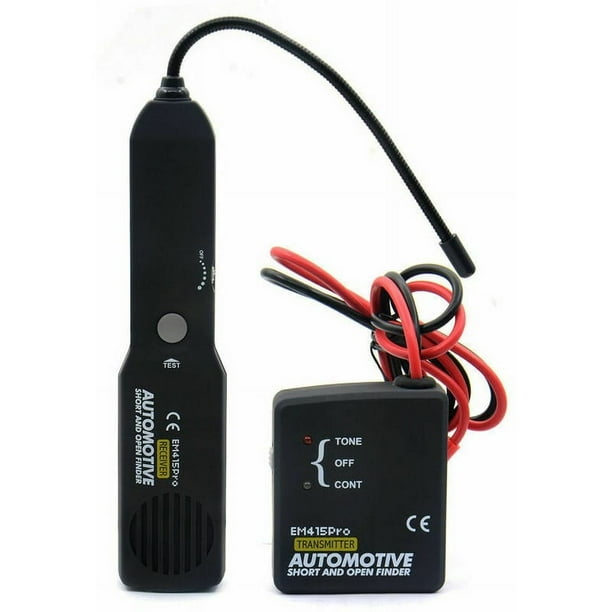 Herramienta de reparación automotriz, detector de cortocircuitos en cables de automóvil con diagnóstico rápido y diagnóstico de puntos de interrupción del circuito, adecuado para sistemas de CC de