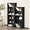 Black/5Shelf, variant on MAYEERTY 6 Shelf Bookcase, 63in Tall Floor Standing Open Bookshelf for Home Office, Living Room, and Bedroom Storage, Black