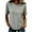 Grey, variant on Elegant Solid Crewneck Short Sleeve T Shirt for – Everyday Comfort Top with Soft Knit and Classic Fit Long Sleeve Layering Tops for Women's Graphic Womens Compression Shirt Neck Tops