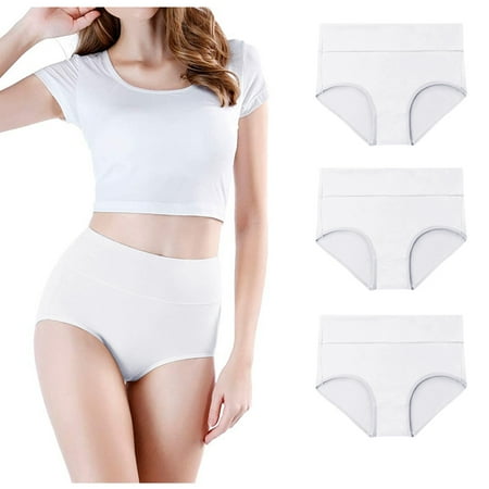 

Tangnade Lingerie For Womens Pajamas Women s High Waisted Cotton Underwear Stretch Briefs Soft Full Coverage Panties