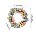 thumbnail image 3 of Cadancy Easter Wreath for Front Door Decorations Artificial SpeckLED Egg Garland Twig Base Spring Wall Hanging Ornament Home Indoor Outdoor Party Decor, 3 of 6