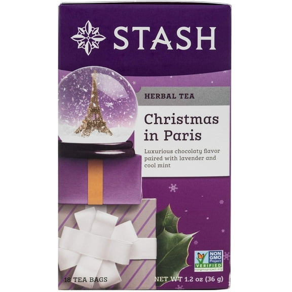Stash Tea Christmas In Paris -Herbal Tea, 18 Ct